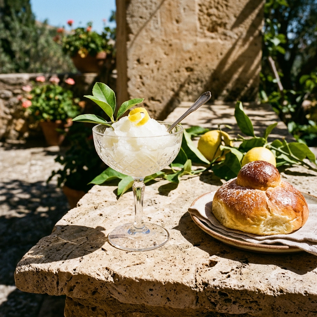 Lemon granita